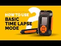 How to use the Basic Time lapse Mode in MIOPS Smart