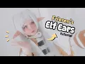 How to make Frieren s ELF EARS Big Elf Ears DIY