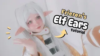 How to make Frieren s ELF EARS Big Elf Ears DIY
