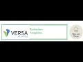 Redundant template theory Versa SDWAN