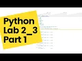 Python Lesson 2 3 Lab Part 2 - Game Show