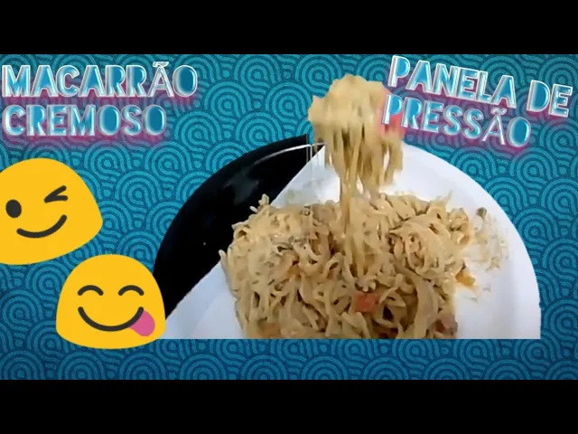 RECEITA DE MACARRÃO CREMOSO DE PANELA DE PRESSÃO # RECEITASFÁCEISERÁPIDAS #