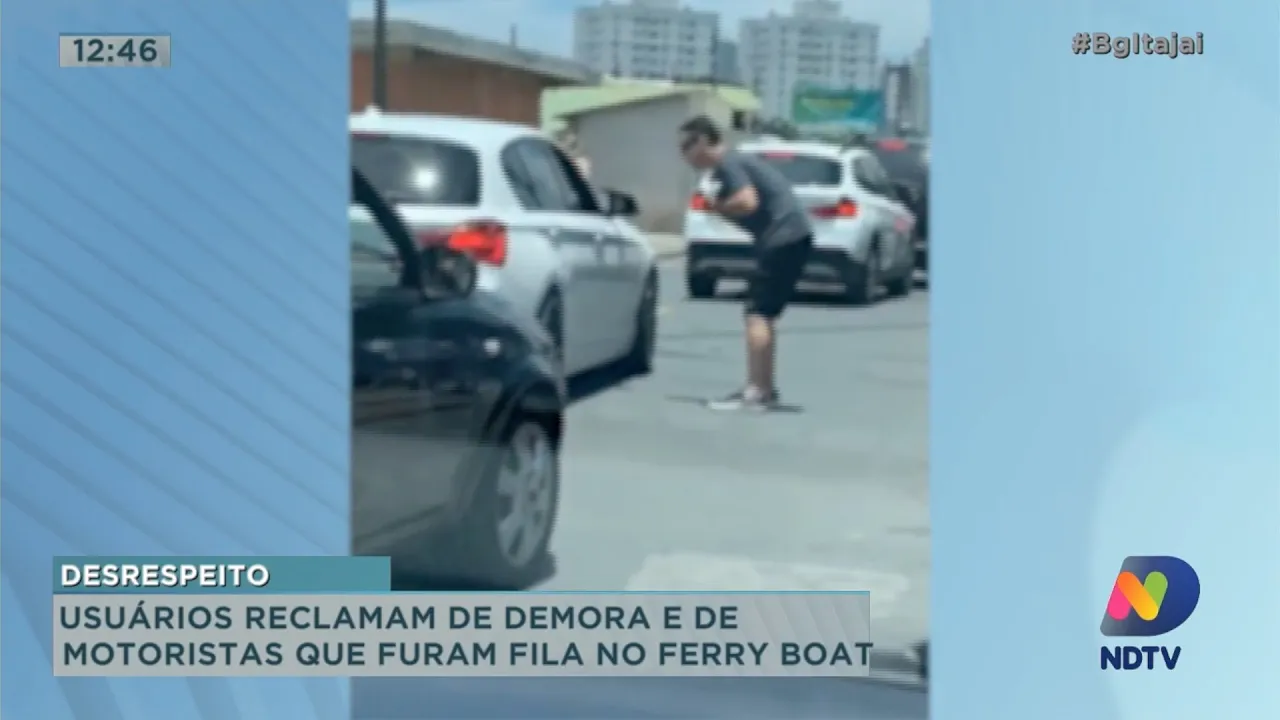 PRF inicia operação ano novo, e desrespeito na fila do ferry boat
