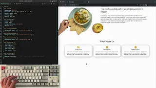 ASMR Programming Create card with icon using Reactjs CSS No Talking