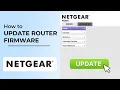 How to update NETGEAR router firmware Router software update v1