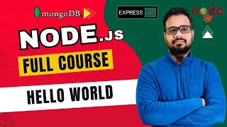 NodeJS Tutorial in Hindi - Your First Node App Hello World