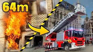 Download LA PLUS GRANDE ÉCHELLE D'EUROPE arrive Chez Les Pompiers de Bruxelles MP3