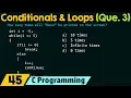 Conditionals and Loops Solved Problem 3