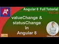 valueChange and statusChange in Angular 8 Angular 8 Tutorial in Hindi