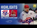 AlcoMoto Slough Jets vs Cardiff Fire NIHL 1 South Playoff Quarter-Final Highlights 2026