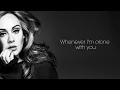 Adele - Lovesong (Lyric Video)