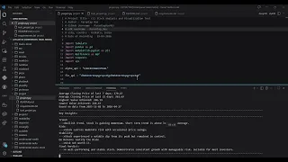CS50 Python Project CLI Stock Analysis and Visualization Tool