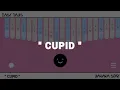 Lagu FIFTY FIFTY -  Cupid  (Kalimba Cover) || Easy Tabs Keylimba Apps