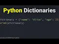 Dictionaries in the Python Programming Language