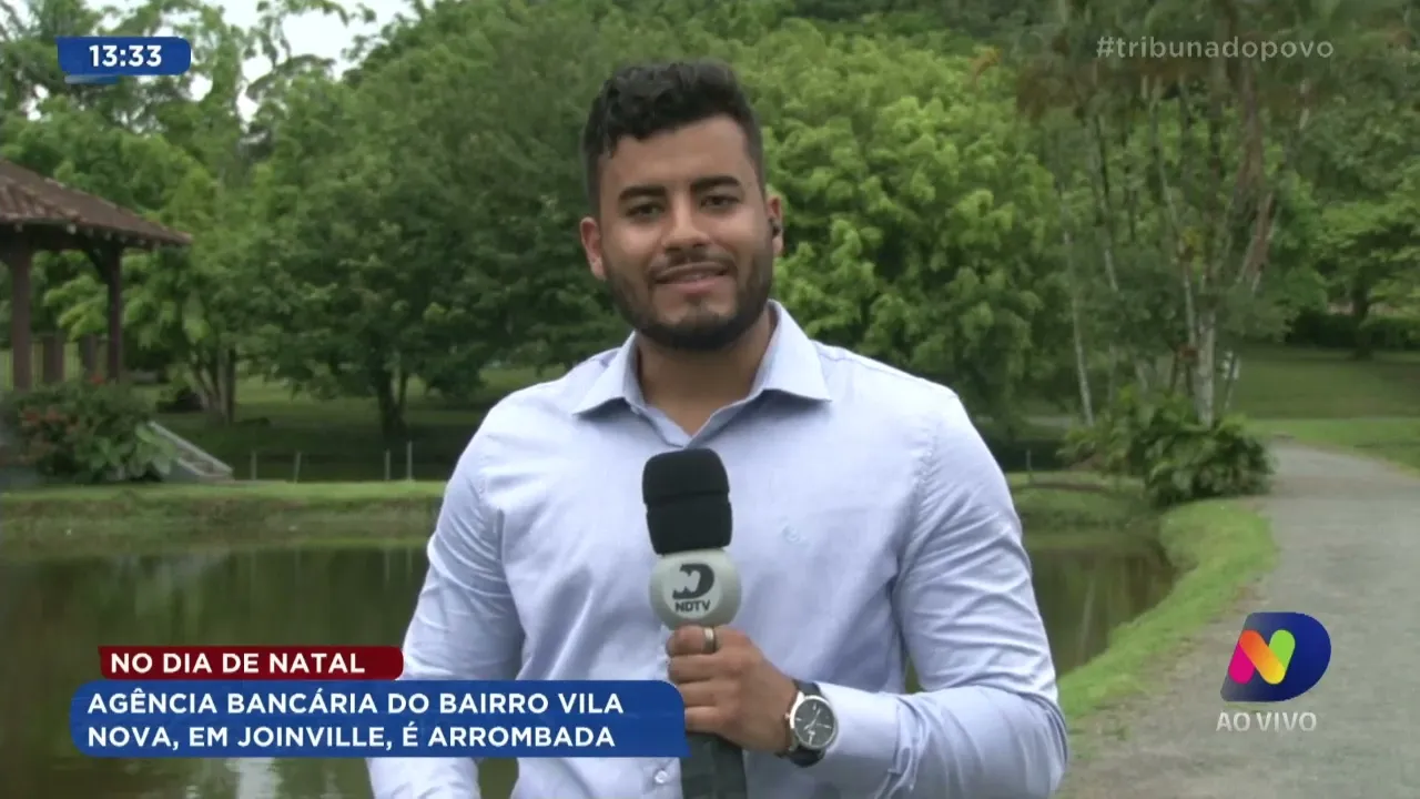 No dia de Natal: agência bancária do bairro Vila Nova, em Joinville, é arrombada