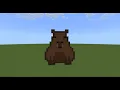 Lagu Minecraft Pixel Art Tutorial - Capybara