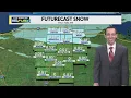 Some snow north of Fort Wayne