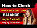 Simple Steps to Check Dutch Bros Gift Card Balance Updated Method Gift Card Balance Dutch Bros