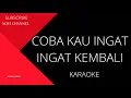 Download Lagu COBA KAU INGAT INGAT KEMBALI ( karaoke version + lirik )