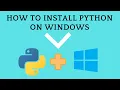 How to Install Python on Windows