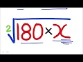 Find a number to multiply with 180 to make it a perfect square number Squares and Square Root