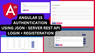 Angular 15 Authentication Registration Login Role based access using JSON server REST API