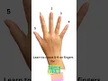 Finger Abacus Learn to count 0-9 Finger counting Mental Math