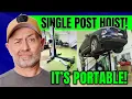 Single-post Hero Hoist 1 8m lift 2500kg Fully portable Auto Expert John Cadogan