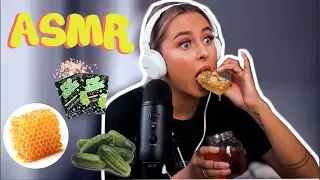 TESTER ASMR #2 Honeycomb, Aloe vera, Pickles osv...
