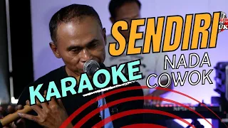 sendiri karaoke nada cowok pria