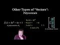 202 V8 Visualizing Polynomials as Vectors