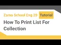 How to print empty list of fee class wise School Management Software ENG Version