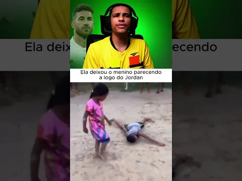 Deixou o Menino Parecendo a Logo do Jordan