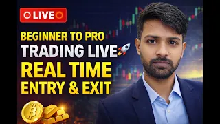 “LIVE: BTC Trading + Gold Analysis 🚀 | Real Time Entry & Exit..