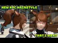 FFXIV New NPC Hairstyle I Want - Sadly Not Obtainable To Players