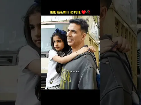 Akki with his daughter nitara.❤️ #akshaykumar #akshayfans
