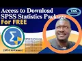 Access to Download SPSS Statistics Package for FREE
