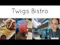 Twigs Bistro in Vancouver Washington review Halibut fish tacos and Huckleberry Lemonade