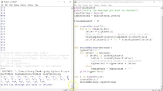 Decoding Caesar Cypher by brute force