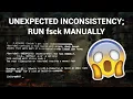 Solucion Unexpected Inconsistency run fsck Manually initramfs