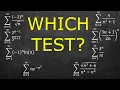 Choosing Which Convergence Test to Apply to 8 Series