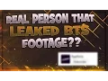 MCJUGGERNUGGETS BTS FOOTAGE CHANNEL THE REAL PERSON THAT LEAKED BTS FOOTAGE