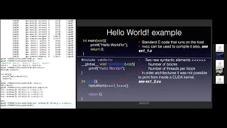HPC Advanced Training Event - Day 1 CUDA by example