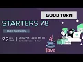Good Turn Java Code Chef Solutions Starters 78 LWC