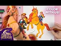 Coloring Unicorn Academy Characters Activites for Kids