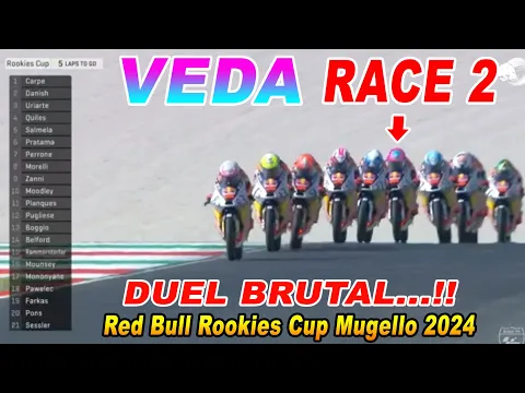 Download MP3 RACE 2 MUGELLO 2024 I VEDA DUEL SENGIT I #vedaegapratama #redbullrookiescup #motogp2024