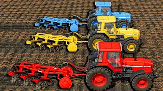 TINY PLOWERS & MEDIUM Colorful Tractors - Like Farming Simulator 25 Gameplay!