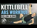 20 Min KETTLEBELL ABS WORKOUT Core Exercises
