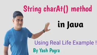 Java String charAt method Java String charAt method with example