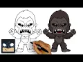 How To Draw King Kong Step By Step Tutorial